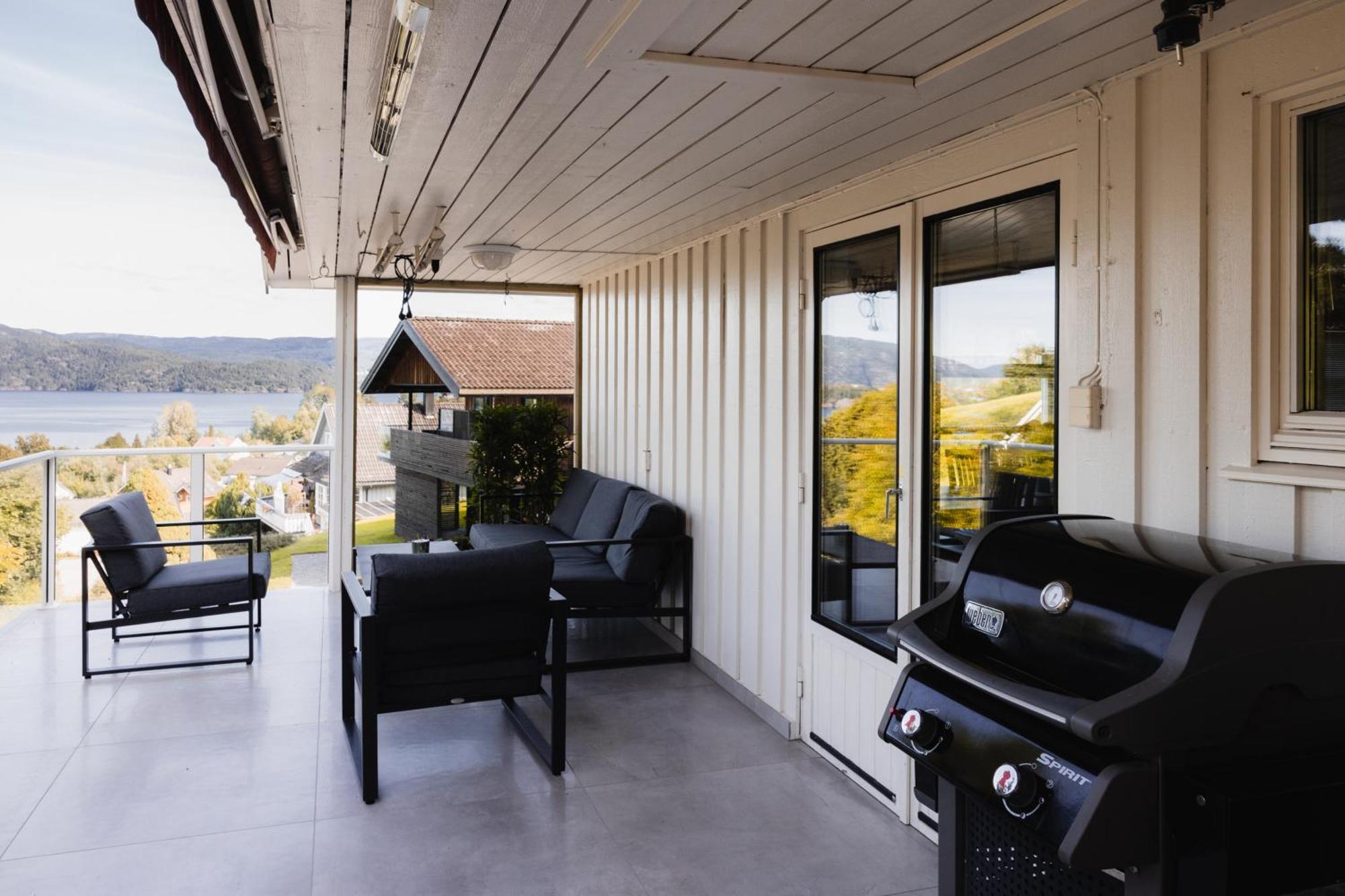 Leilighet Med Flott Uteplass Ulefoss Luaran gambar